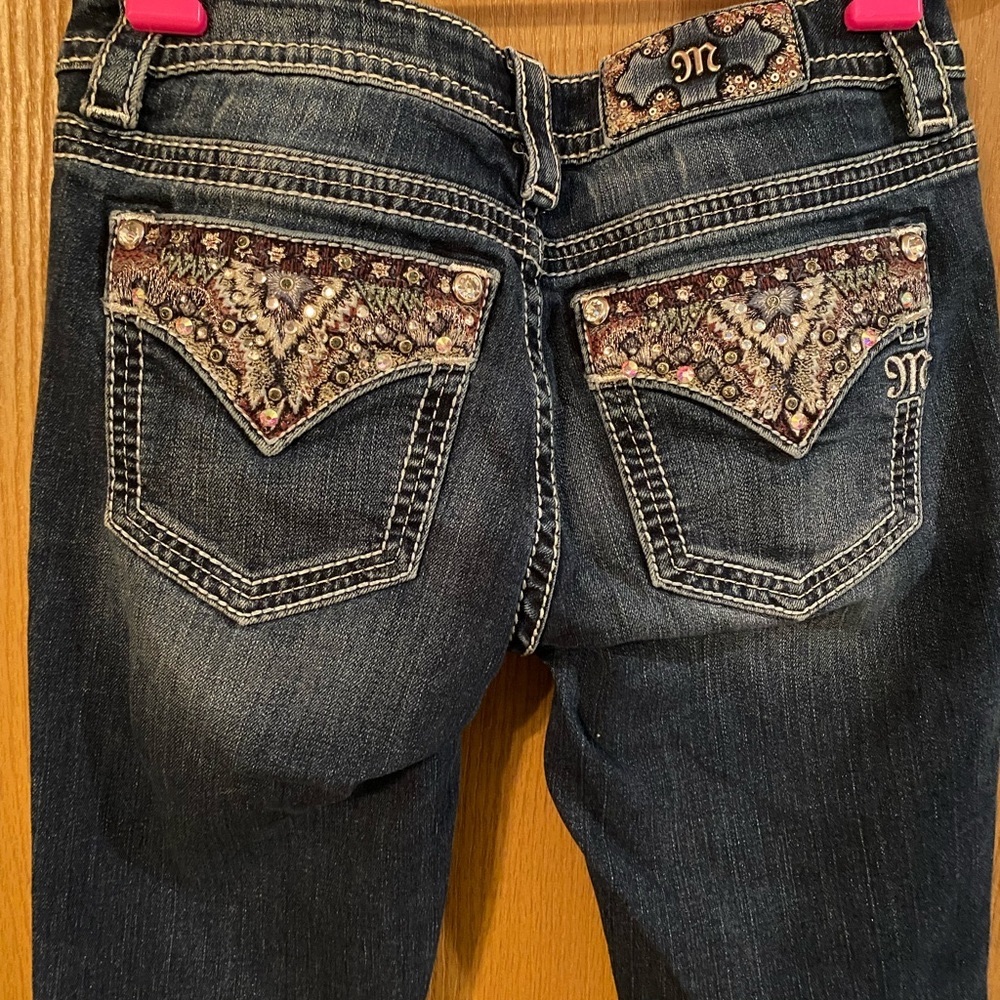 Miss Me Jeans, Bootcut, Size 27, 39” long